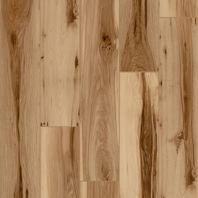 Jamestown Hickory Stair Treads — Made From Style Selections Flooring - Salty Custom Vinyl. All