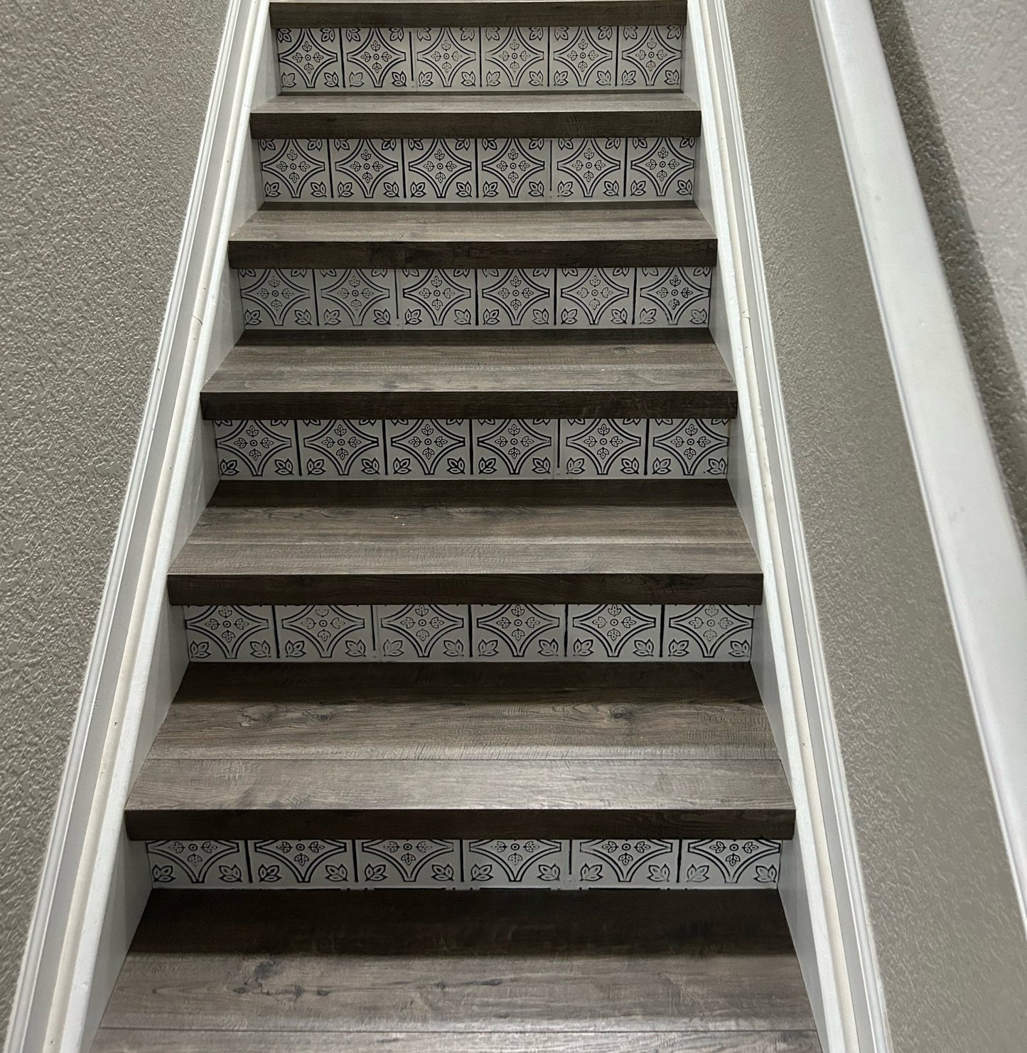 Flush Stair Nosing from Laminate Floor Plank - Salty Custom Vinyl