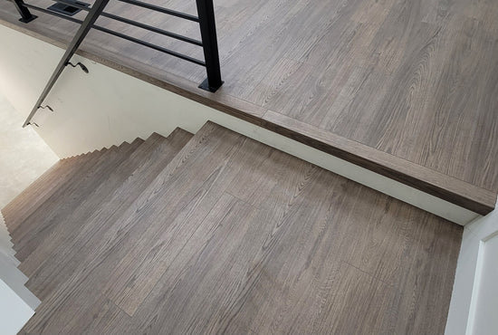 LVP Stair Treads from Your Flooring (Not Caps) | Salty – Salty Custom Vinyl