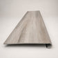 DuraLux Performance Highguard Silver round -Nose Stair Tread - Front View