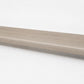 Custom square-nose stair tread made from DuraLux Performance Lorraine Sienna flooring. Square profile. Full view.