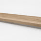 Custom square-nose stair tread made from DuraLux Performance Piedmont Bend flooring. Square profile. Full view.