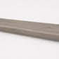 Custom square-nose stair tread made from LifeProof Kacee Canyon Oak flooring. Square profile. Full view.