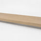 Custom square-nose stair tread made to match NuCore Caracal Crossing flooring. Square profile. Full View.