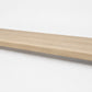 Custom square-nose stair tread made from NuCore Sandbank Point flooring. Square profile. Full view.