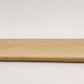 Custom round-nose stair tread made from NuCore Oakleigh Blonde flooring. Round profile. Full view.