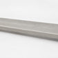 Custom square-nose stair tread made from NuCore Wisteria flooring. Square profile. Full view.