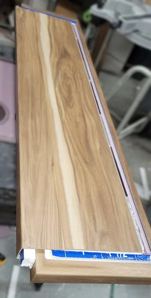 CALI Vinyl Windansea Low Tide Coastal Eucalyptus Open Stair Tread