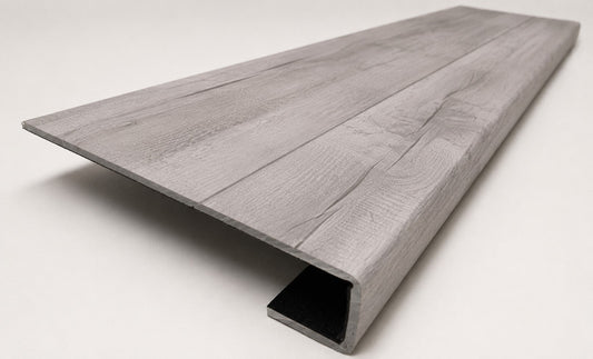 Charleston Oak Stair Treads — Made From Style Selections Flooring - Salty Custom Vinyl