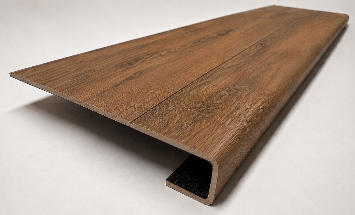 Gunstock Oak Stair Treads — Made From NuCore Flooring - Salty Custom Vinyl