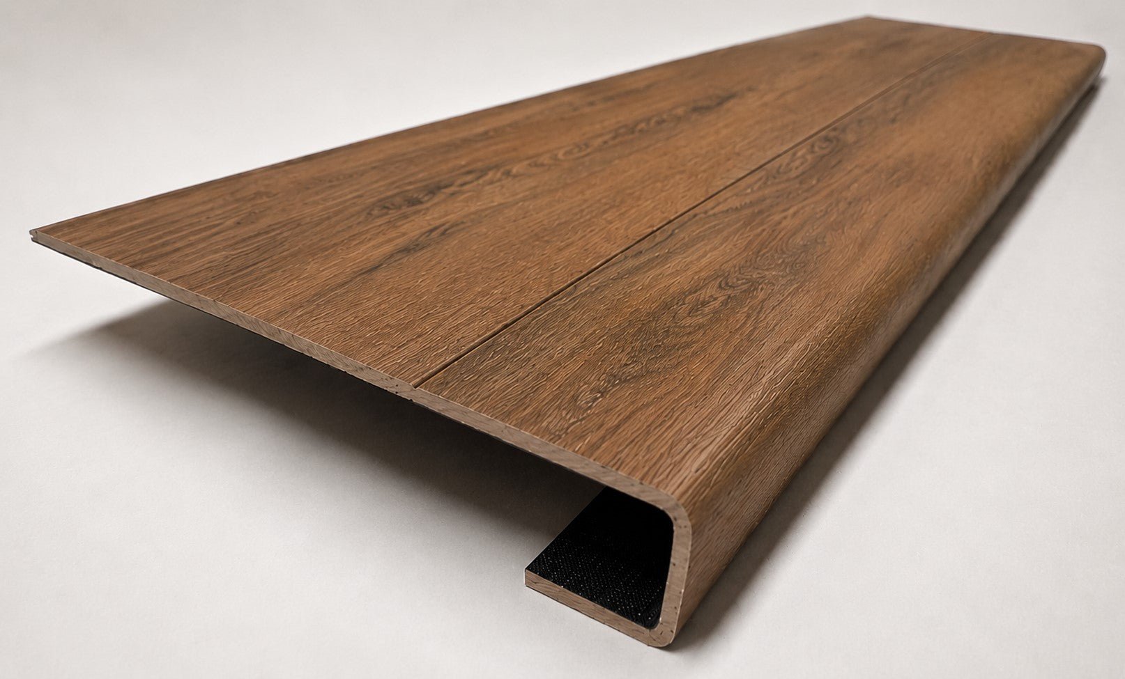 Gunstock Oak Stair Treads — Made From NuCore Flooring - Salty Custom Vinyl