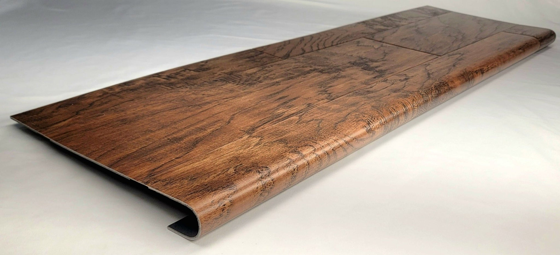 Hickory Nutmeg Vinyl Stair Tread – Crafted With Karndean Art Select (GlueDown) - Salty Custom Vinyl