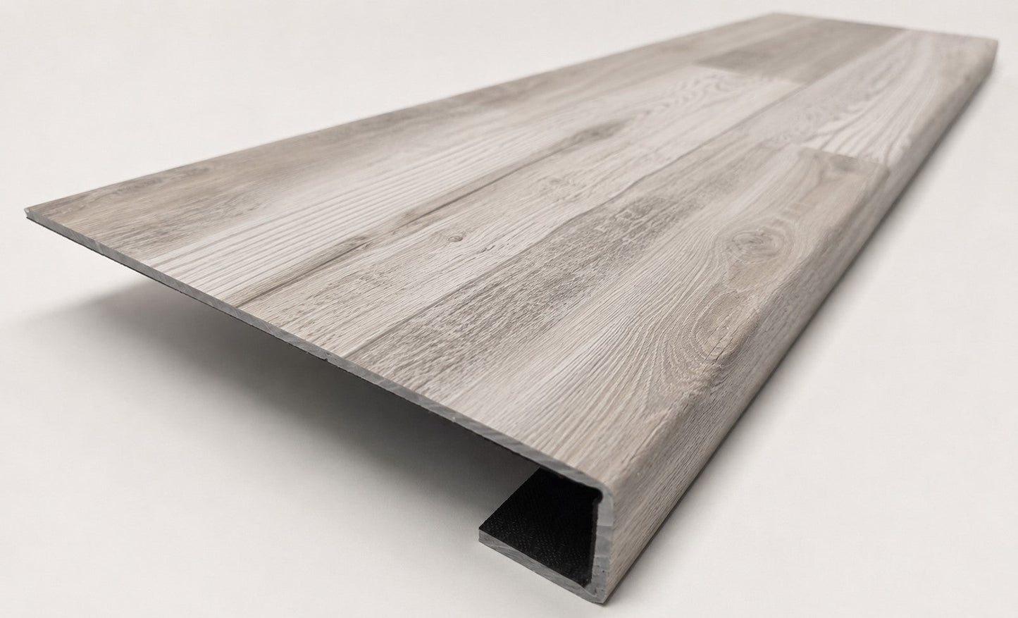 Highguard Silver Stair Treads — Made From DuraLux Performance Flooring - Salty Custom Vinyl