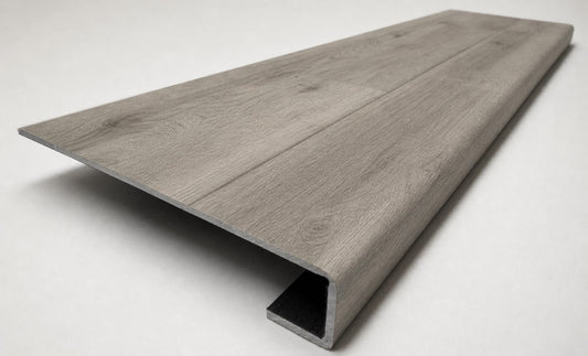 Kacee Canyon Oak Stair Treads — Made From LifeProof Flooring - Salty Custom Vinyl