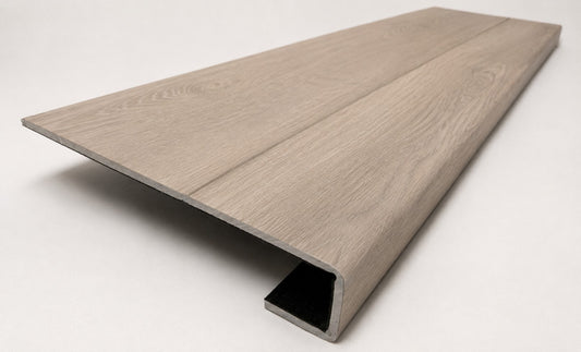 Lorraine Sienna Stair Treads — Fabricated From Genuine DuraLux Performance Flooring - Salty Custom Vinyl