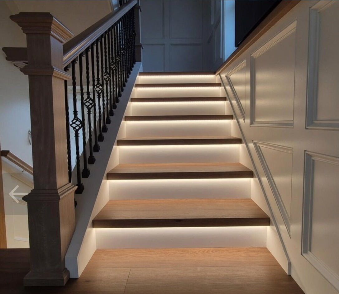 Merino Oak Vinyl Stair Tread – Crafted With Karndean Art Select - Salty Custom Vinyl