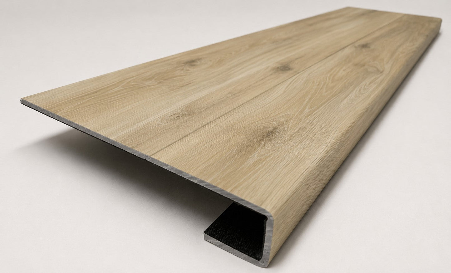 Natural Hickory Stair Treads — Made From Style Selections Flooring - Salty Custom Vinyl