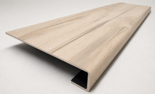 Navarra Maple Stair Treads — Made From LifeProof Flooring - Salty Custom Vinyl