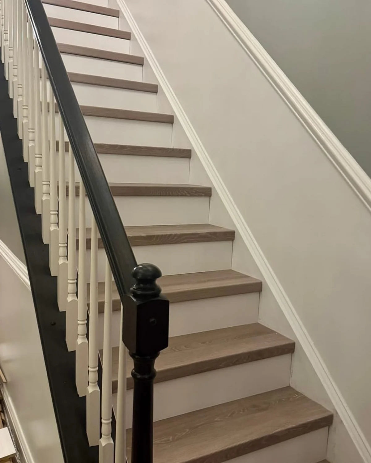 Pergo Florence Gray Stair Treads installed