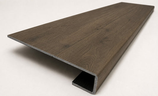 Tudor Oak Stair Treads — Made From Style Selections Flooring - Salty Custom Vinyl