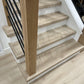 Vesinet Oak Stair Treads — Made From LifeProof Flooring (22 Mil) - Salty Custom Vinyl