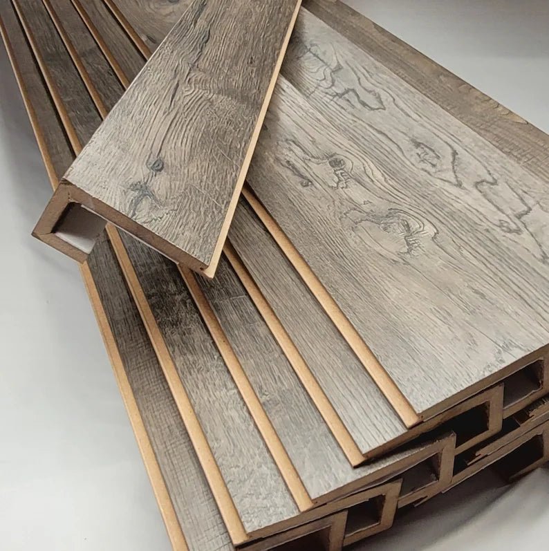 Flush Stair Nosing from Laminate Floor Plank - Salty Custom Vinyl