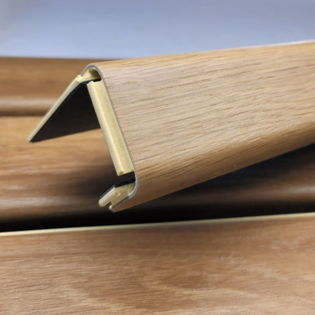 Vinyl Stair Nosing and Treads Customized to Your Floor Plank – Salty ...